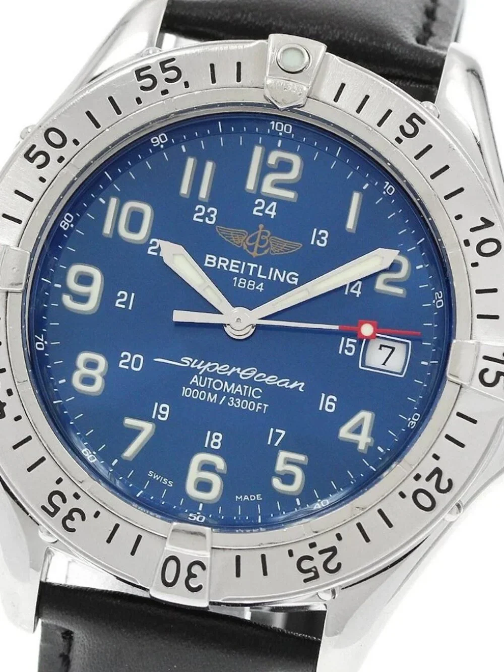 BREITLING Super Ocean A17340 Date blue Dial Automatic Men's Watch_968046